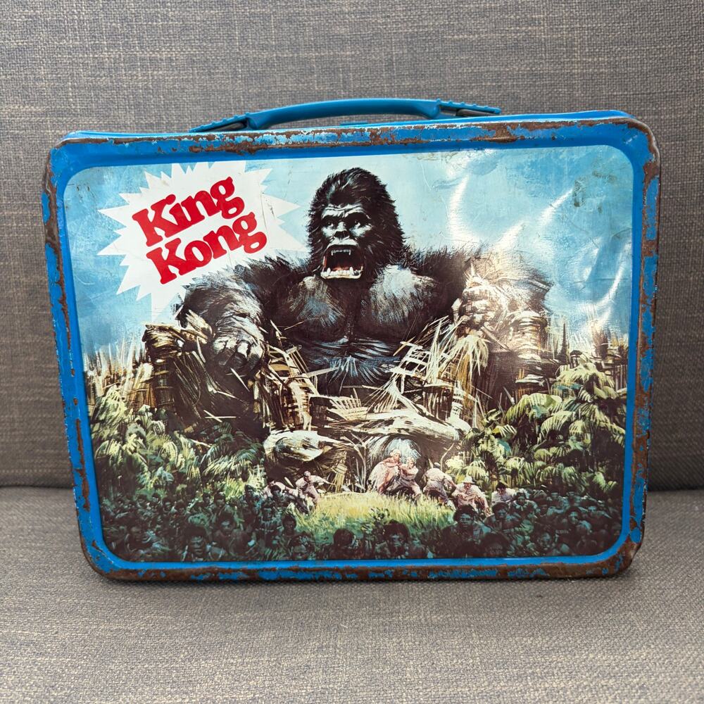 Vintage 1977 King Kong Lunchbox King Seeley No Thermos